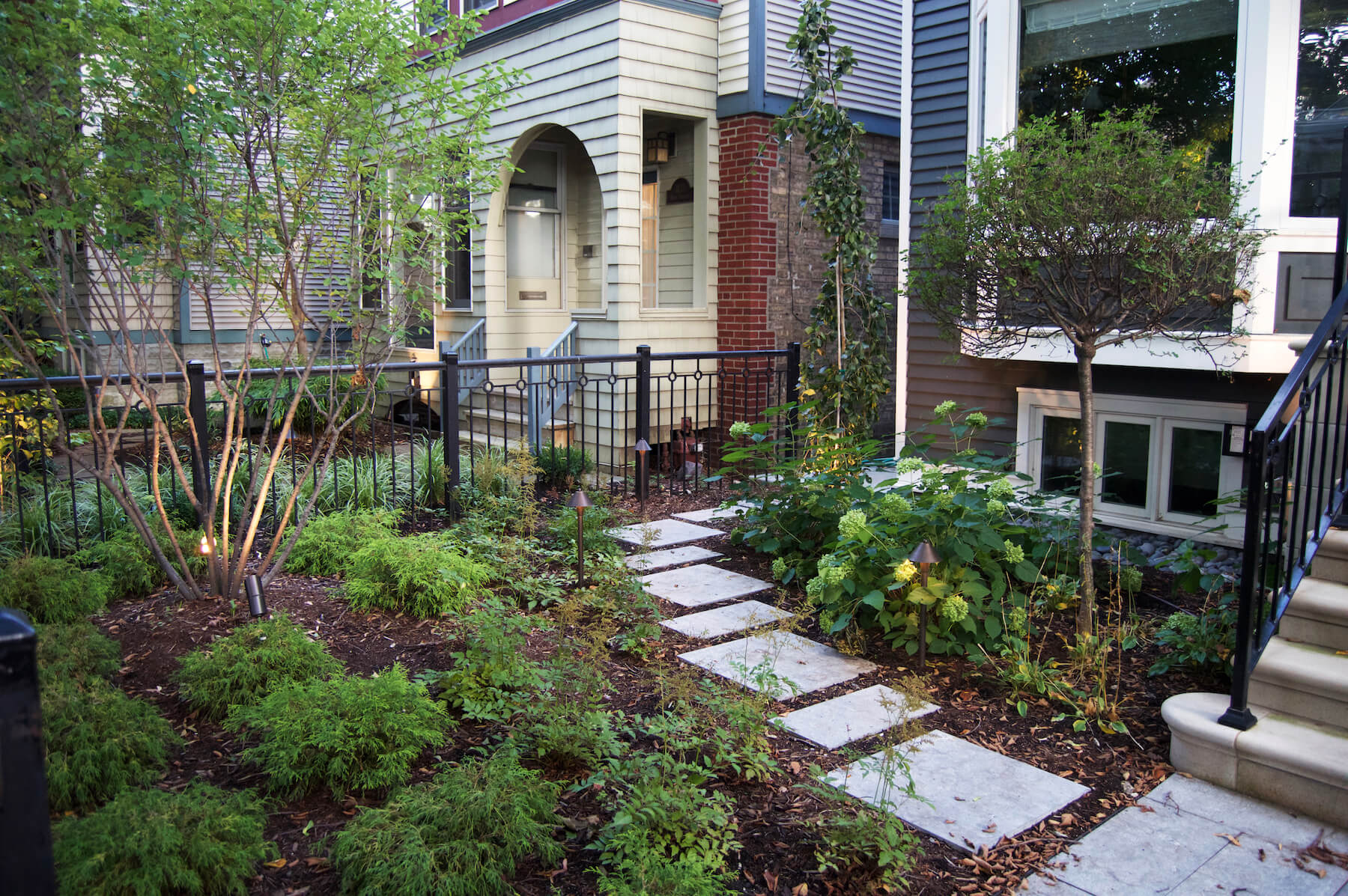 Paver walkway and landscaping chicago