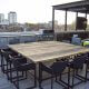 rooftop dining with pergola chicago il