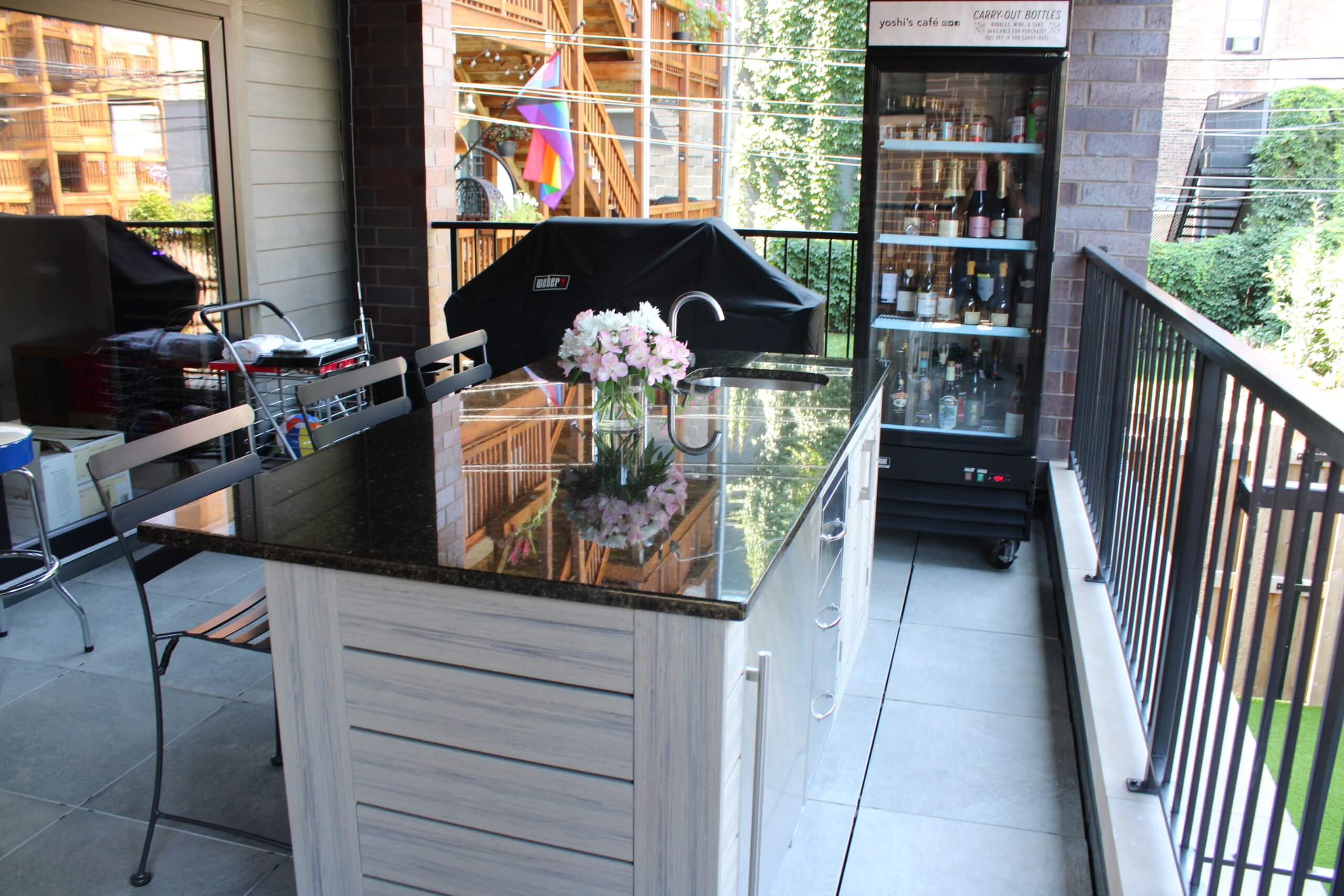 Roof Deck Kitchenette Roof Deck Kitchenette Lakeview Chicago il