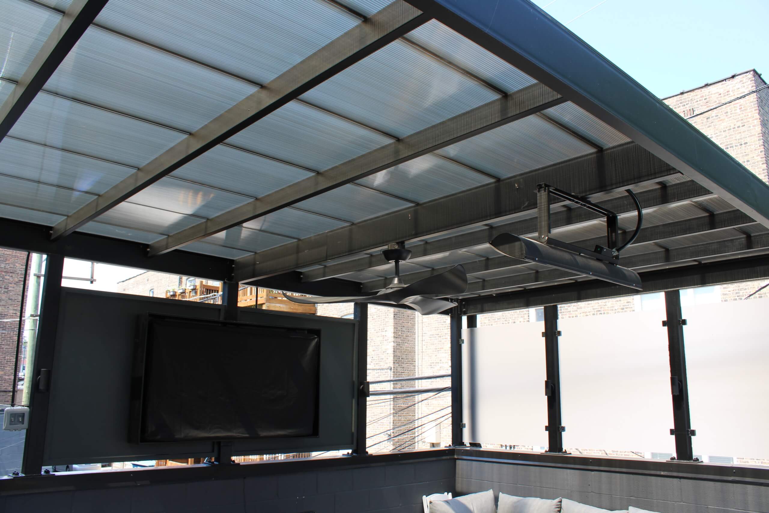 Steel Pergola Chicago Steel Pergola Chicago Lakeview chicago il