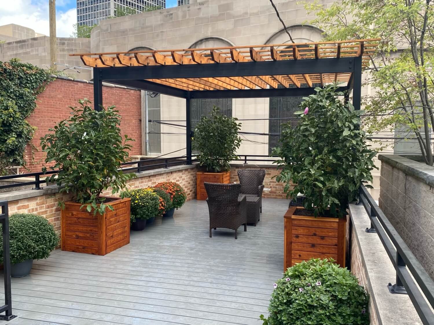 Garage Roof Deck Refresh - Lincoln Park - Urban Rooftops - Chicago Roof ...