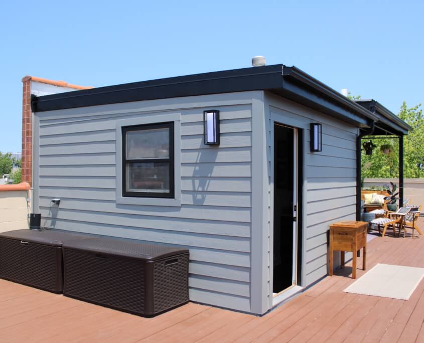 Roof deck dog house wrigleyville chicago