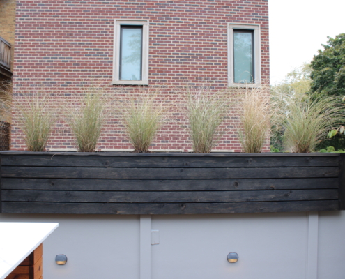 Custom Wood Planters Rooftops Lincoln Park