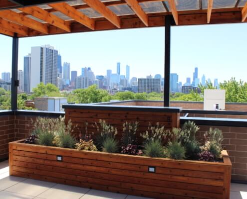 Custom Planter Custom Planter TV Lift Cabinet