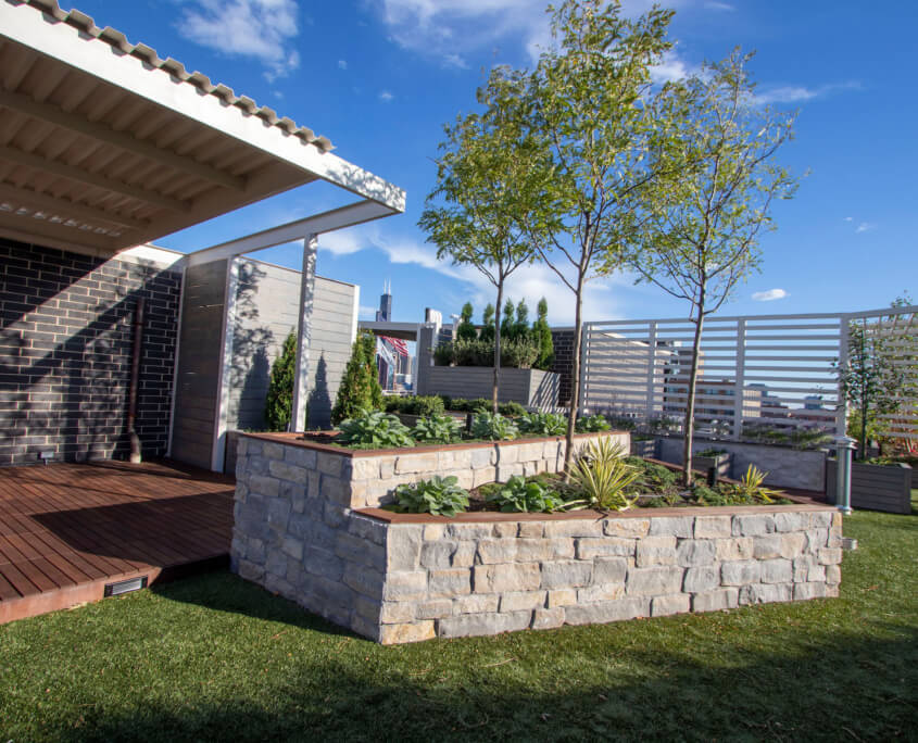 Covered Veranda Custom Planters chicago west town chicago