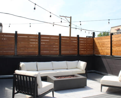 Lounge Furniture Privacy Fencing east village chicago