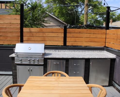 Outdoor Kitchen Buffet east village chicago