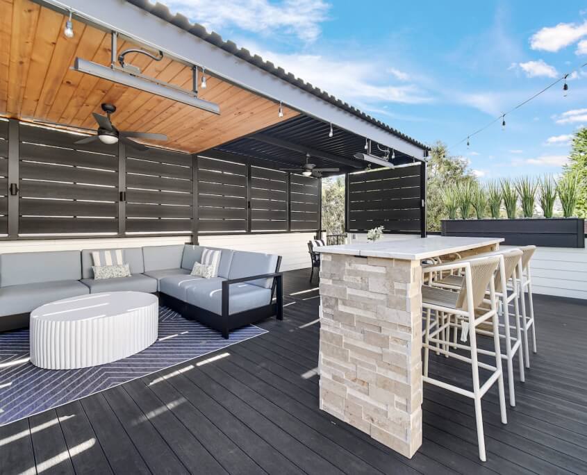 Custom Pergola with heating