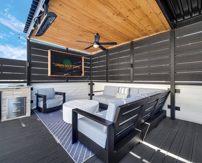 Custom pergola climate control
