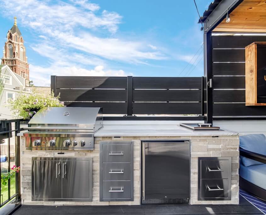 Rooftop Outdoor Kitchen