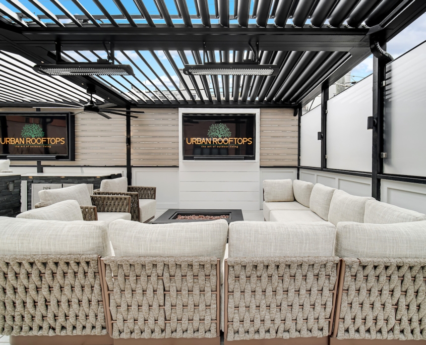 louvered pergola open heaters louvered pergola open heaters lincoln park chicago